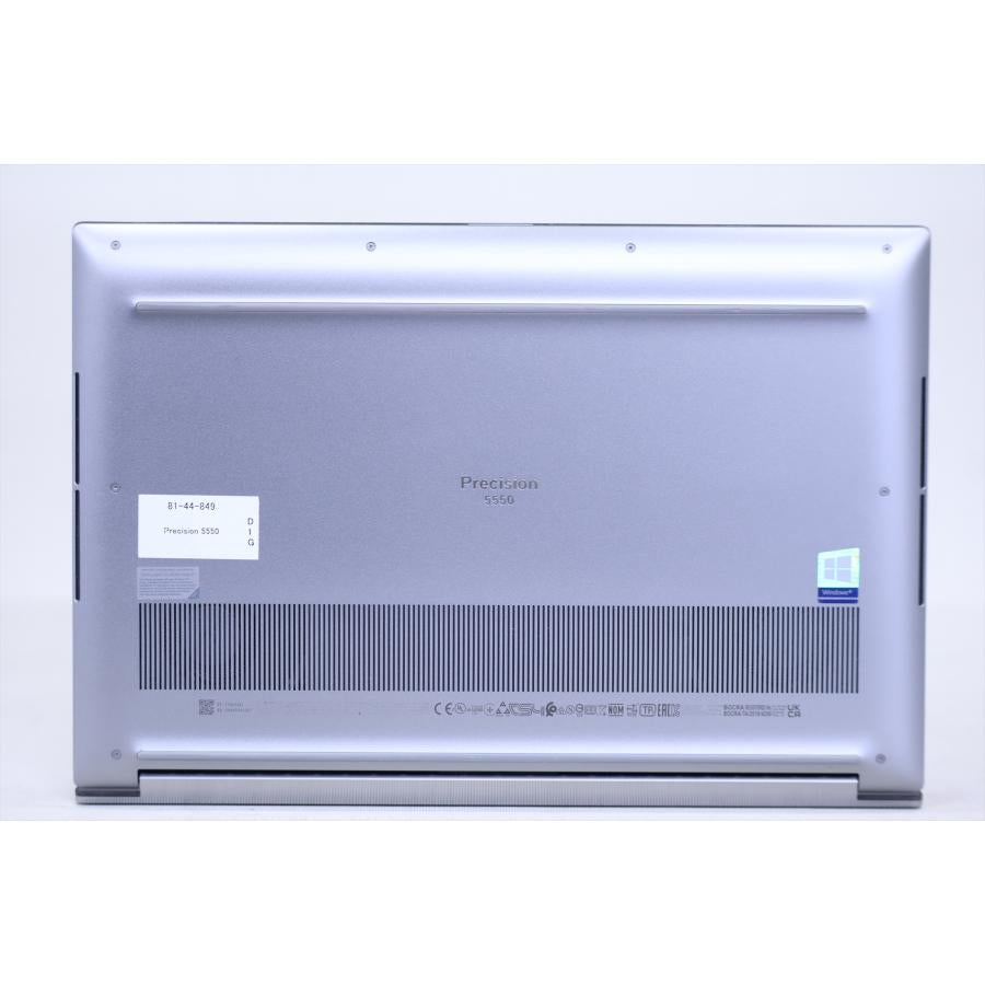 中古（目立った傷や汚れなし）即配 QuadroT1000 10世代Corei7 16Gメモリ Precision 5550 i7-10850H 16GB 512GB 15.6WUXGA Windows11 リカバリ Wi-Fi6