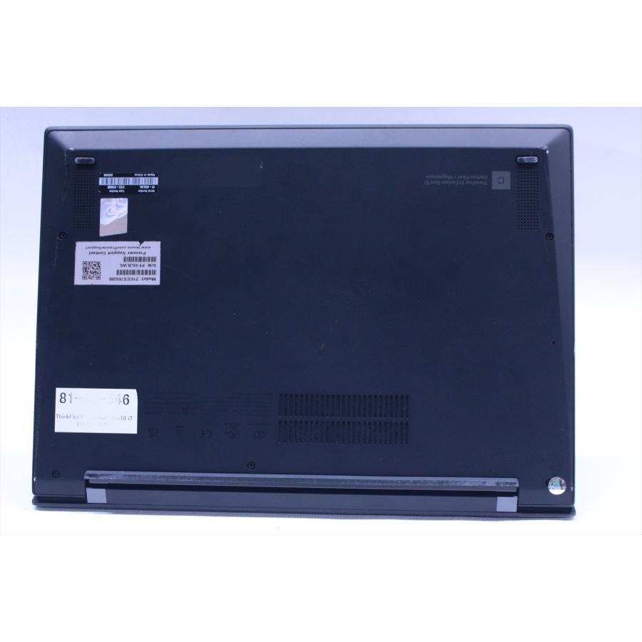 中古（目立った傷や汚れなし） 2023年モデル 12世代Corei7 14.0WUXGA ThinkPad X1 Carbon Gen10 i7-1255U 16G SSD256G 14.0WUXGA Windows11 軽量薄型 ノートパソコン