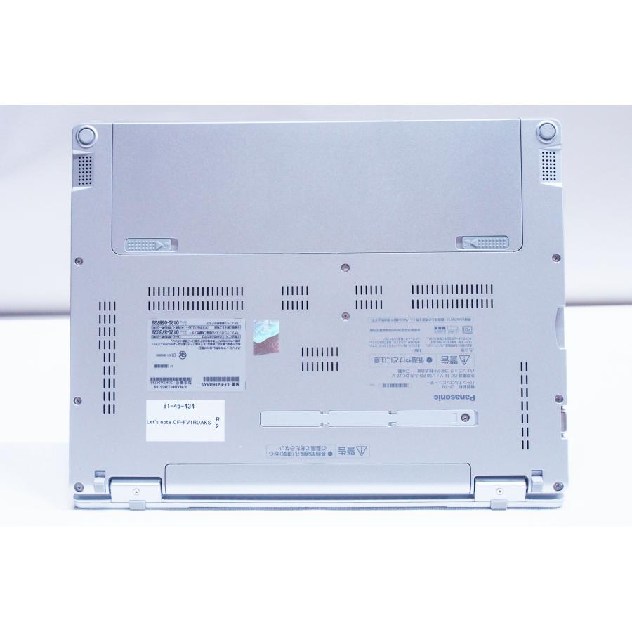 中古（やや傷や汚れあり） 2022年発売 累積時間少 11世代Corei5 Let's note FV1RDAKS i5-1145G7 16G NVMeSSD256G 14インチQHD Windows11 リカバリ ノートパソコン