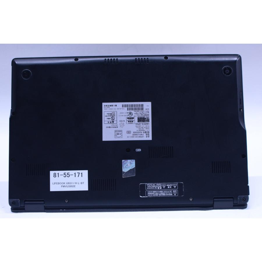 中古（目立った傷や汚れなし） 2022年モデル 11世代Corei5 LIFEBOOK U9311/H i5-1145G7 8G SSD256G 13.3FHD Wi-Fi6 顔認証 Win11 薄型軽量 バッテリー良好 ノートパソコン