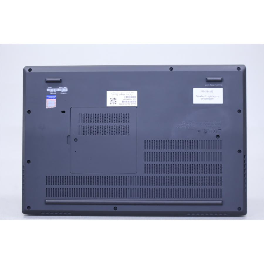 中古（目立った傷や汚れなし）即配 良品 RTX2070 64Gメモリ 10世代Corei7 ThinkPad T15g i7-10850H 64G SSD512G 15.6FHD Wi-Fi6 Windows11 バッテリー良 ノートパソコン