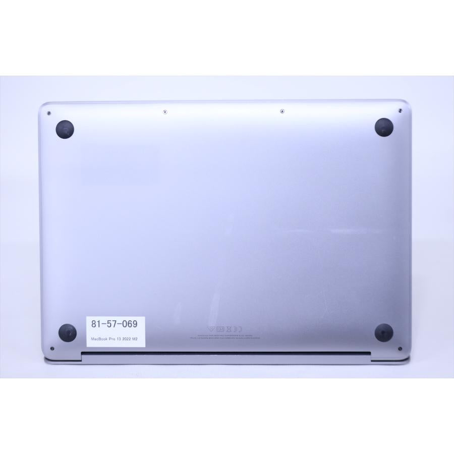 中古（やや傷や汚れあり） 2022年モデル バッテリー良 M2搭載 パワフルCPU MacBook Pro 13 2022 M2 16G 512G 13.3Retina Mac OS 26 Tahoe ノートパソコン