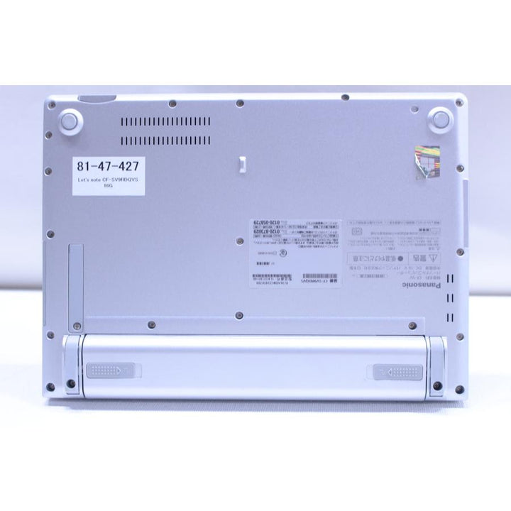 中古（目立った傷や汚れなし） 外装良好 メモリ16G Office2019 Let's note CF-SV9RDQVS i5-10310U 16G SSD256G 12.1型WUXGA Win11 リカバリ 軽量約919g ノートパソコン