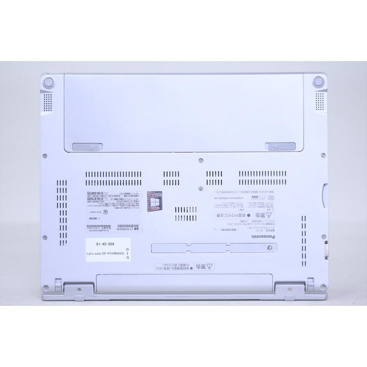 中古（目立った傷や汚れなし）ノートパソコン  16Gメモリ バッテリー良好 超軽量約1kg Let's note CF-FV1 i5-1145G7 RAM16GB SSD256GB 14.0QHD Windows11 リカバリ Wi-Fi6