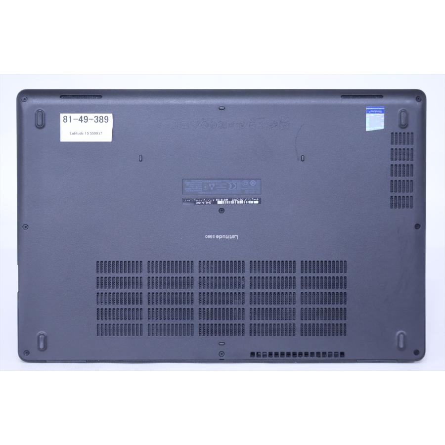中古（目立った傷や汚れなし）  GeForce MX130 Corei7 16Gメモリ Latitude 15 5590 i7-8650U 16G 512G 15.6FHD Windows11 リカバリ バッテリー良 ノートパソコン