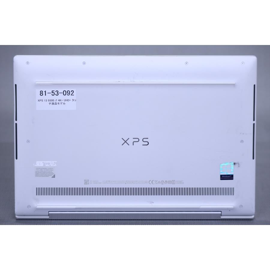 中古（やや傷や汚れあり） 4K+液晶 タッチパネル Corei7パワフルCPU XPS 13 9300 i7-1065G7 16G SSD1TB 13.4UHD+ Windows11 ノートパソコン