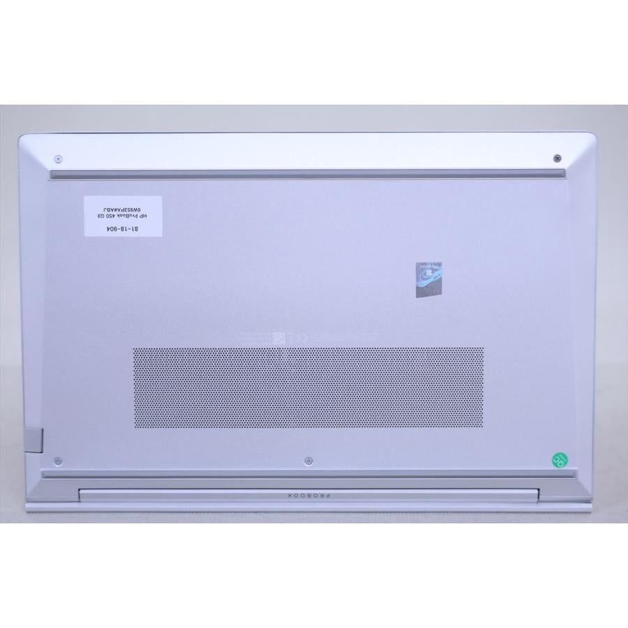 中古（目立った傷や汚れなし） 2022年モデル 12世代Corei5 HP ProBook 450 G9 i5-1235U 16G SSD256G 15.6FHD Wi-Fi6 Windows11