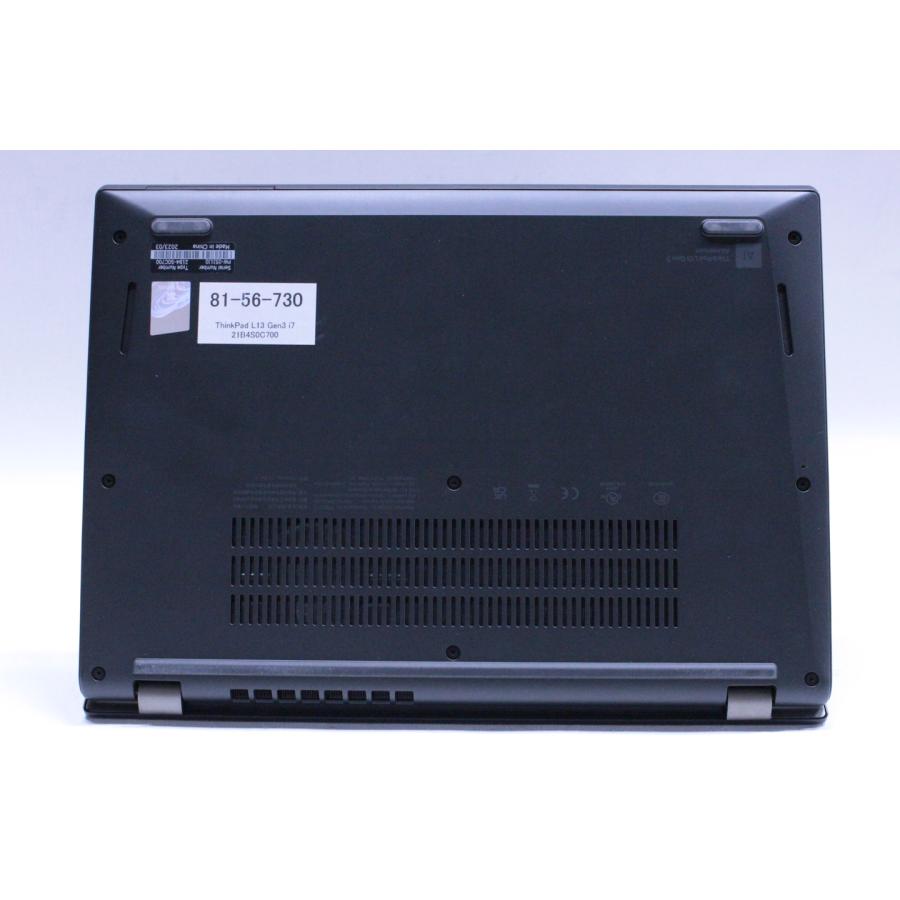 中古（目立った傷や汚れなし） 2023年モデル 良品 12世代Corei7 13.3WUXGA ThinkPad L13 Gen3 Core i7-1255U メモリ16G SSD512G Win11Pro ノートパソコン