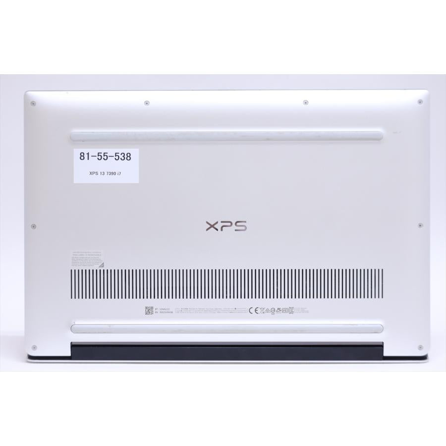 中古（やや傷や汚れあり） 4Kタッチパネル液晶 10世代Corei7 16Gメモリ XPS 13 7390 i7-10510U 16G 1TB 13.3UHD Wi-Fi6 Windows11 ノートパソコン