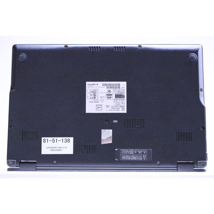 中古（目立った傷や汚れなし） 2022年製 第11世代Corei5 外装良好 LIFEBOOK U9311H Corei5-1145G7 RAM8G SSD256G 13.3FHD Win11Pro ノートパソコン