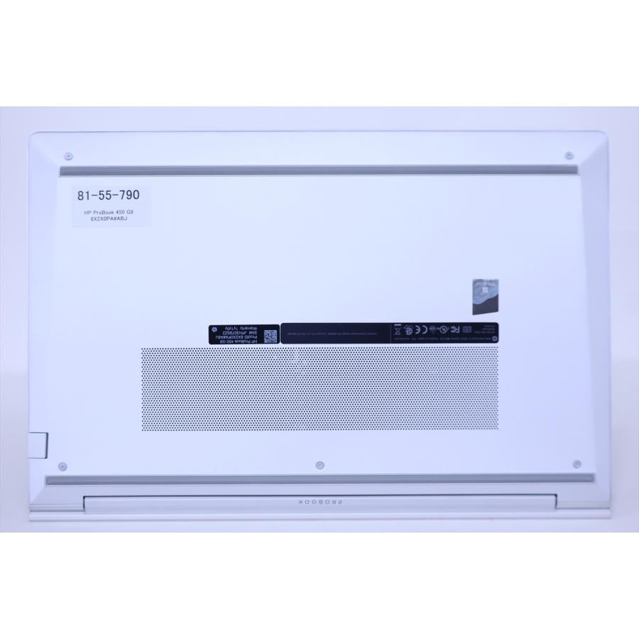 中古（やや傷や汚れあり） 2023年モデル 12世代Corei5 HP ProBook 450 G9 i5-1235U 8G 256G 15.6FHD Wi-Fi6 Windows11 リカバリ バッテリー良 ノートパソコン
