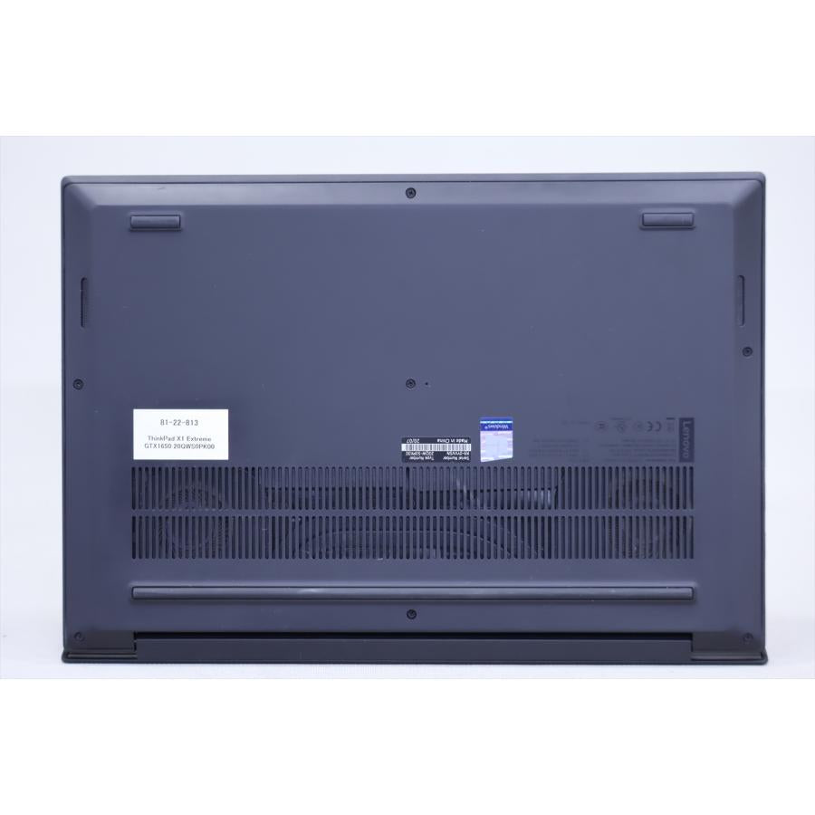 中古（未使用に近い） GTX1650 Corei7 32Gメモリ ThinkPad X1 Extreme i7-9750H 32G 512G 15.6FHD Wi-Fi6 Win11 2020年製 ノートパソコン