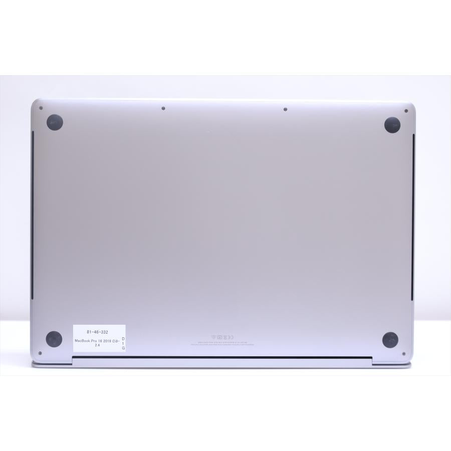 中古（目立った傷や汚れなし） 良品 最上位Corei9MacBook Pro 16 2019 Ci9-2.4 i9-9980HK 32G 1TB 16.0Retina Pro 5500M OS 15 Sequoia バッテリー良 ノートパソコン