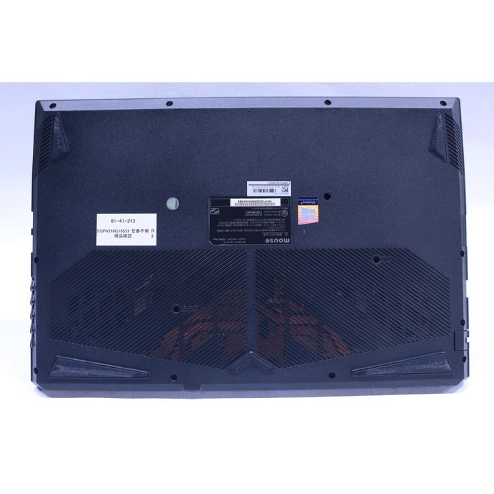 中古（目立った傷や汚れなし） 持ち運び可15.6インチゲーミングPC 10世代Corei7 G-Tune EGPN710G165S1 i7-10750H 16G SSD512G 15.6FHD GTX1650Ti Win11 ノートパソコン