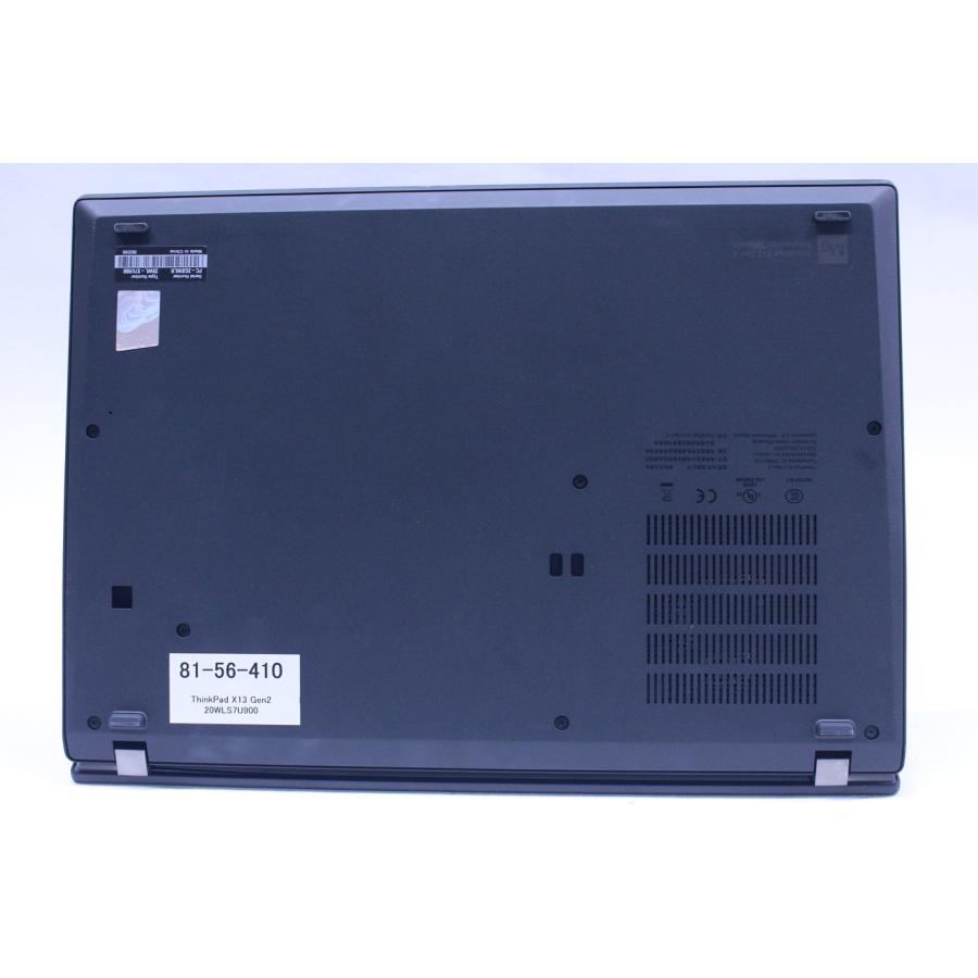 中古（目立った傷や汚れなし） 2022年モデル 11世代Corei5 ThinkPad X13 Gen2 i5-1135G7 16G SSD256G 13.3WUXGA Wi-Fi6E 顔認証 Win11 軽量薄型 ノートパソコン
