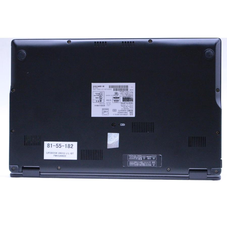 中古（目立った傷や汚れなし） 2022年モデル 12世代Corei5 LIFEBOOK U9312/J i5-1245U 16G SSD256G 13.3FHD WiFi6E 顔認証 Win11 軽量薄型 ノートパソコン