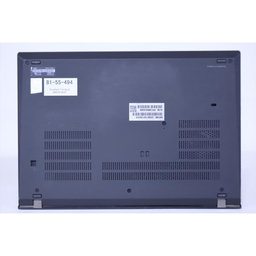 中古（やや傷や汚れあり） 2022年モデル 快速 11世代Corei5 ThinkPad T14 Gen2 i5-1145G7 16G 256G 14.0FHD Wi-Fi6 Win11 バッテリー良 ノートパソコン