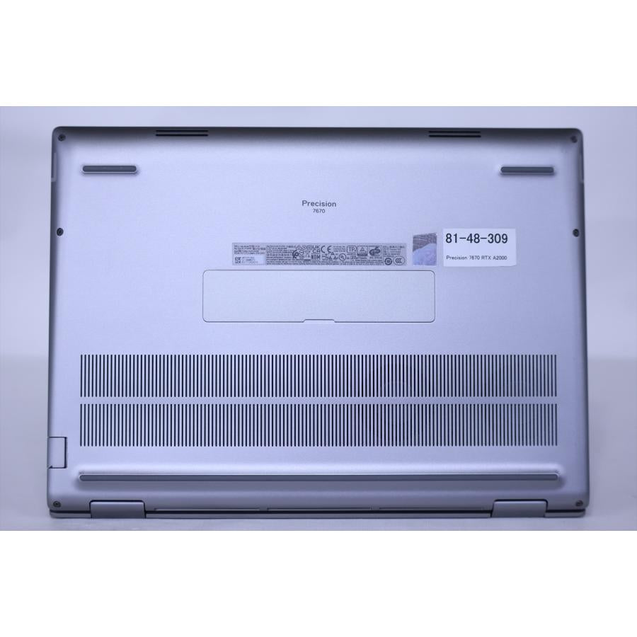 中古（目立った傷や汚れなし） RTX A2000 32Gメモリ DELL Precision 7670 i7-12850HX RAM32GB SSD1.0TB 16.0WUXGA バッテリー良好 ノートパソコン