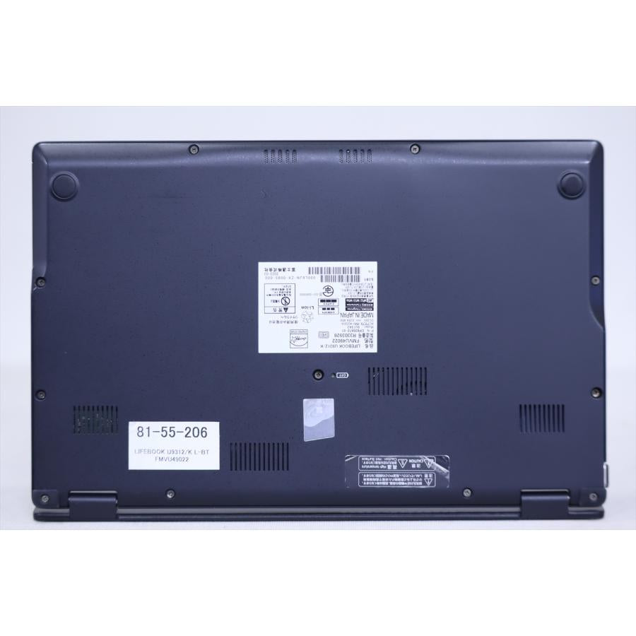 中古（やや傷や汚れあり）即配 2022年モデル 12世代Corei5 軽量約738g LIFEBOOK U9312/K i5-1245U 16G 256G 13.3FHD Wi-Fi6E Windows11 バッテリー良 ノートパソコン
