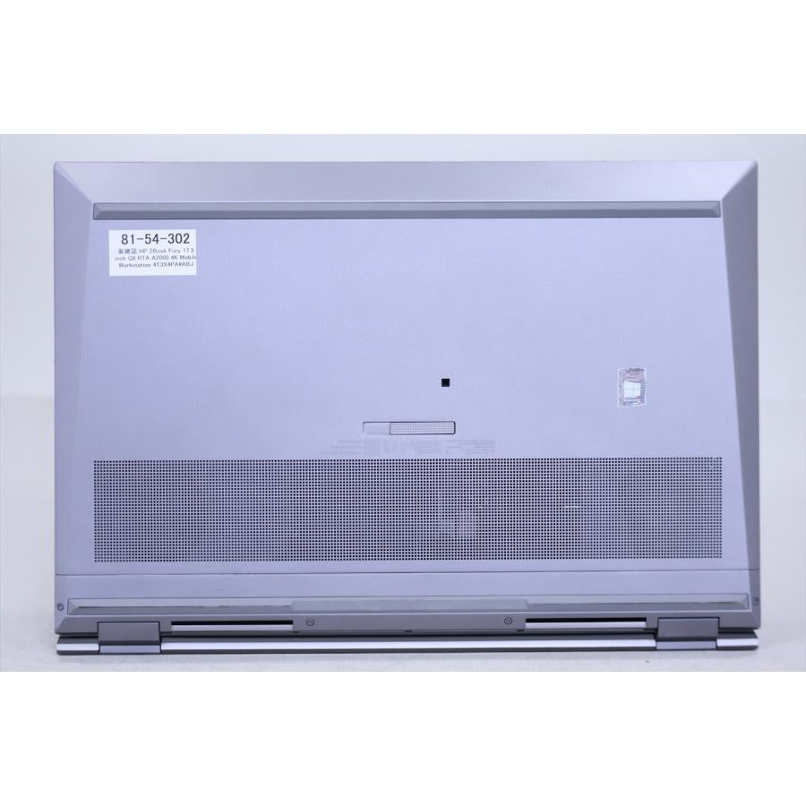 中古（やや傷や汚れあり） RTX A2000 17.3インチ4K液晶 Corei7 HP ZBook Fury G8 i7-11800H 16G 512G Wi-Fi6 Windows11 バッテリー良 ノートパソコン