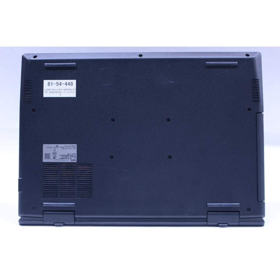 中古（目立った傷や汚れなし） 2022年モデル 外装良好 11世代Corei5 LAVIE Direct N15 GN245B/DS ブラック i5-1135G7 8G SSD256G 15.6FHD DVD Wi-Fi6 Win11 ノートパソコン