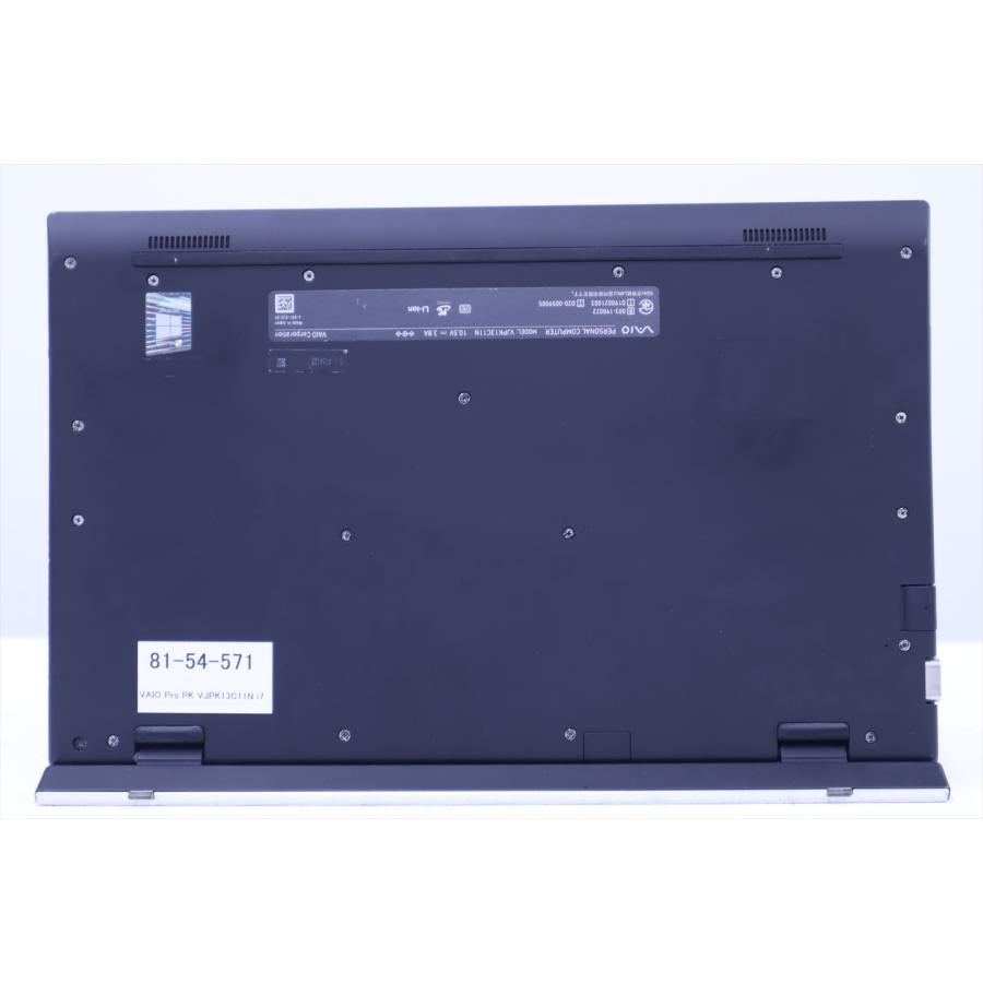 中古（やや傷や汚れあり） 10世代Corei7 16Gメモリ VAIO Pro PK VJPK13C11N i7-1065G7 16G 256G 14.0FHD Wi-Fi6 Windows11 薄型軽量 ノートパソコン