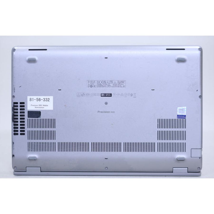 中古（やや傷や汚れあり） 安定快速ワークステーション Precision 3551 i7-10750H 32G 512G Quadro 15.6FHD Win11 リカバリ ノートパソコン