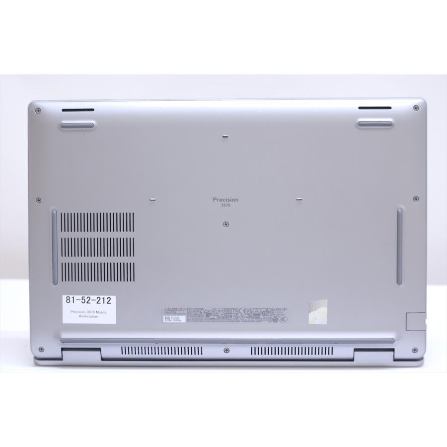 中古（目立った傷や汚れなし） グラボ搭載 12世代Corei7 32Gメモリ 大容量SSD Precision 3570 i7-1265U 32G SSD1TB 15.6FHD NVIDIA T550 Windows11 ノートパソコン