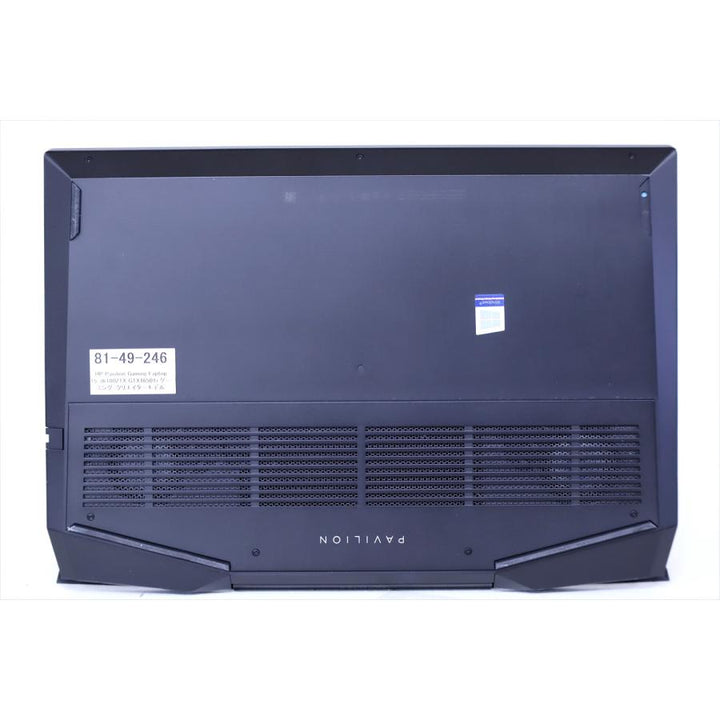 中古（目立った傷や汚れなし） GTX1650Ti Corei7 16Gメモリ HP Pavilion Gaming Laptop 15-dk1002TX i7-10750H 16G 256G+1TB 15.6FHD Windows11 ノートパソコ