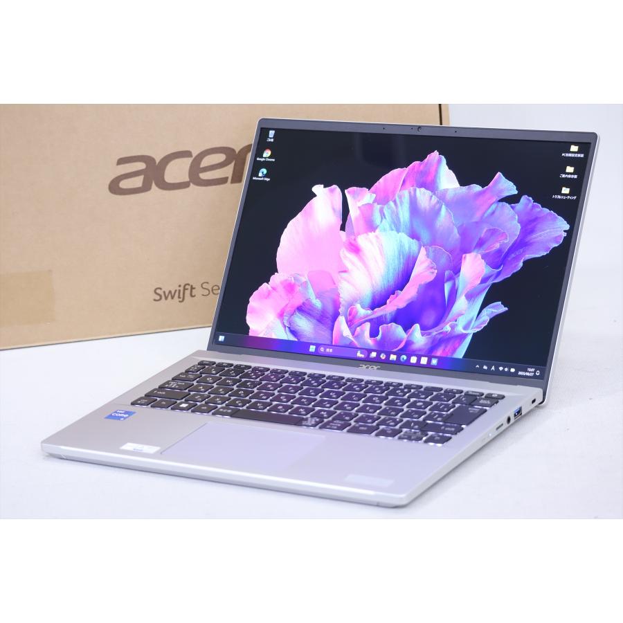 中古（未使用に近い）2023年モデル 16Gメモリ Acer Swift Go SFG14-71-H56Y/S i5-13420H 16G 256G 14.0WQXGA+ Win11 リカバリ 13世代Corei5 ノートパソコン