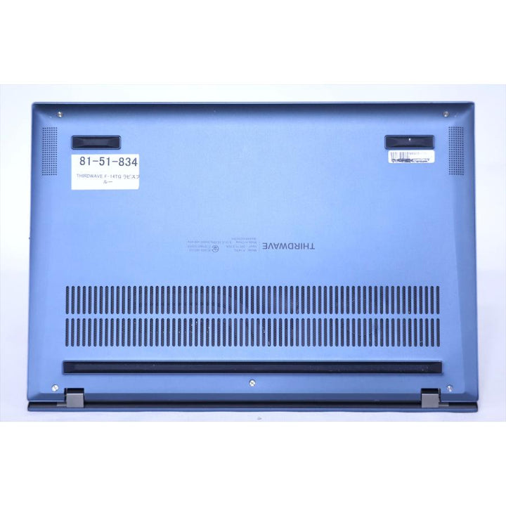 中古（目立った傷や汚れなし） プレミアムボディ バッテリー良好 新品SSD ドスパラ THIRDWAVE F-14TG i5-1135G7 16G 256G 14.0FHD Wi-Fi 6 Windows11 ノートパソコン