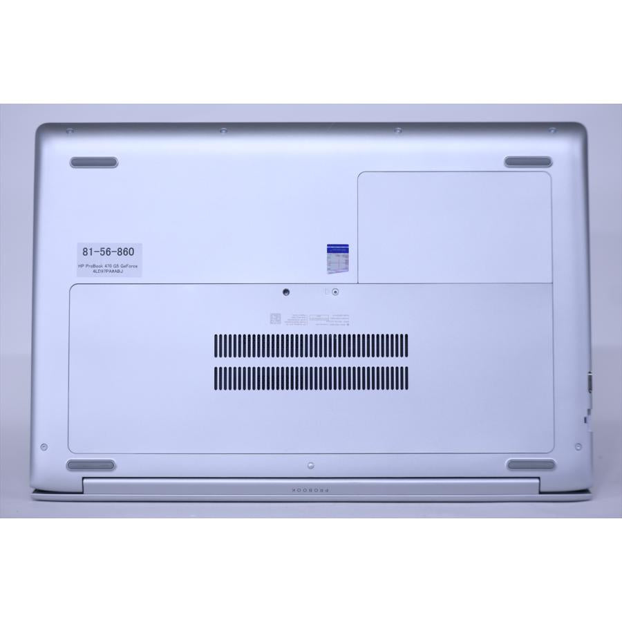 中古（やや傷や汚れあり） GeForce搭載映像強化モデル 17.3インチ大画面液晶 HP ProBook 470 G5 i3-8130U 16G 256G+500G 17.3TFT Win11 新品SSD換装 ノートパソコン