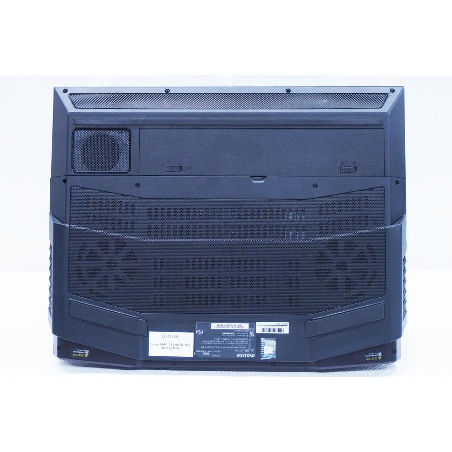 中古（やや傷や汚れあり） 11世代Corei9 メモリ64G RTX3080 4K mouse DAIV 7N 21067N-RKL i9-11900K 64G SSD4TB 17.3inch4K Windows11 クリエイター向け ノートパソコン