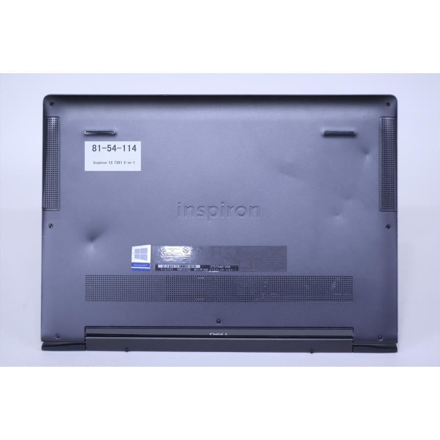 中古（やや傷や汚れあり） 2in1タブレットPC バッテリー良 Inspiron 13 7391 i5-10210U 8G SSD256G 13.3FHDタッチ Windows11 ノートパソコン